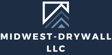 The logo for midwest drywall, inc